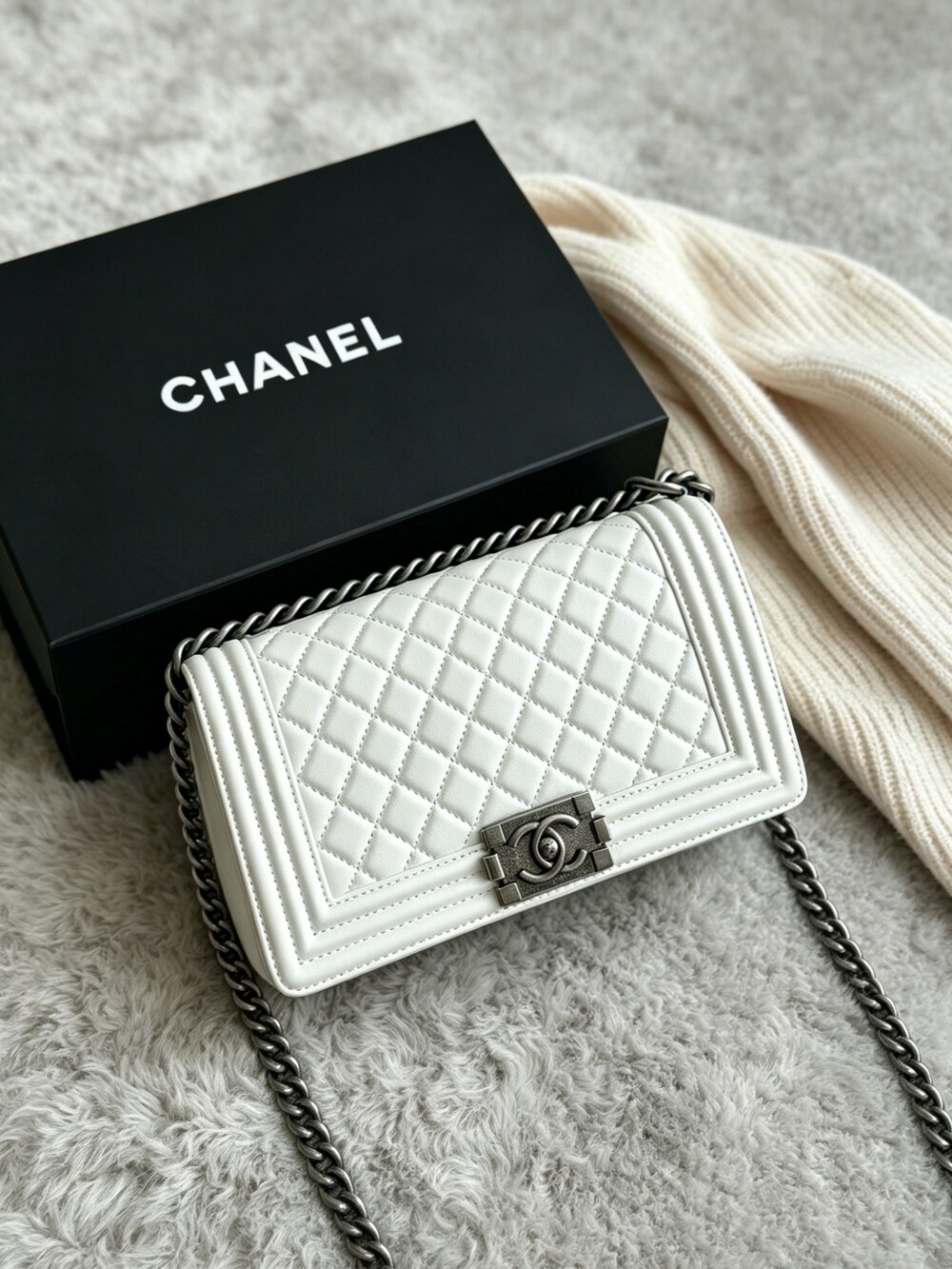 Chanel Boy Medium in Quilted